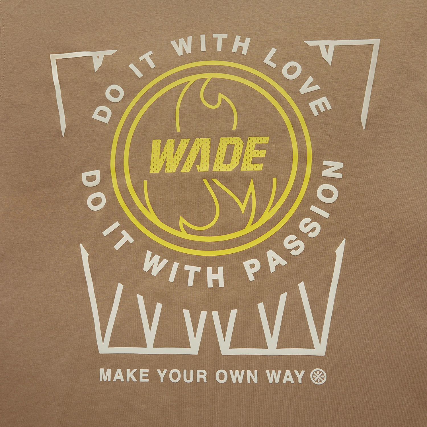 AHSU169-6 Футболка Wade коричневый